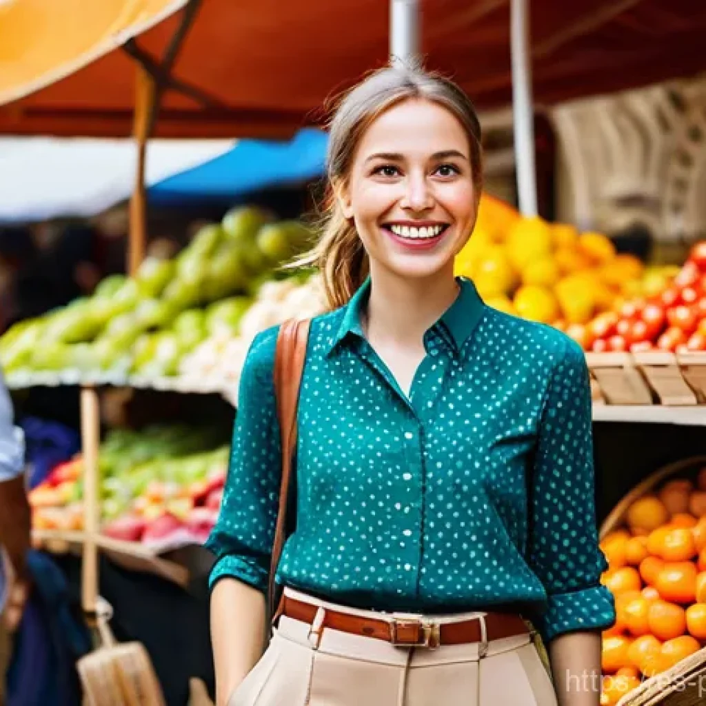 폴란드에서 유명한 유튜버 - **Prompt: Polish Travel Vlogger Exploring a Vibrant Market**
    A wide-angle, cinematic shot of a c...