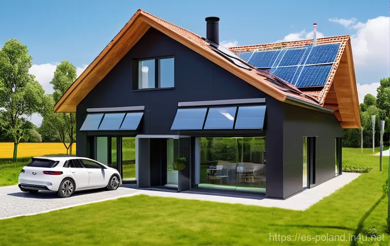 폴란드의 전력 공급 상황 - **"Future Energy Hub: Integrating Renewables and Nuclear"**
    A sophisticated, somewhat futuristic...